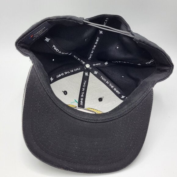 Two In The Shirt Cap‎ Hat Adult Snapback Black Acrylic Wool - Picture 3 of 8